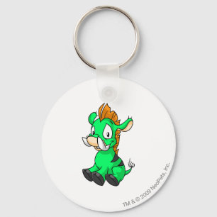 Moehog Green Keychain