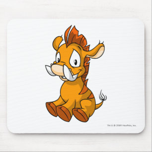 Moehog Orange Mouse Pad