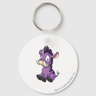 Moehog Purple Keychain