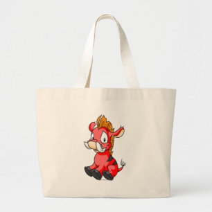 Moehog Red Large Tote Bag