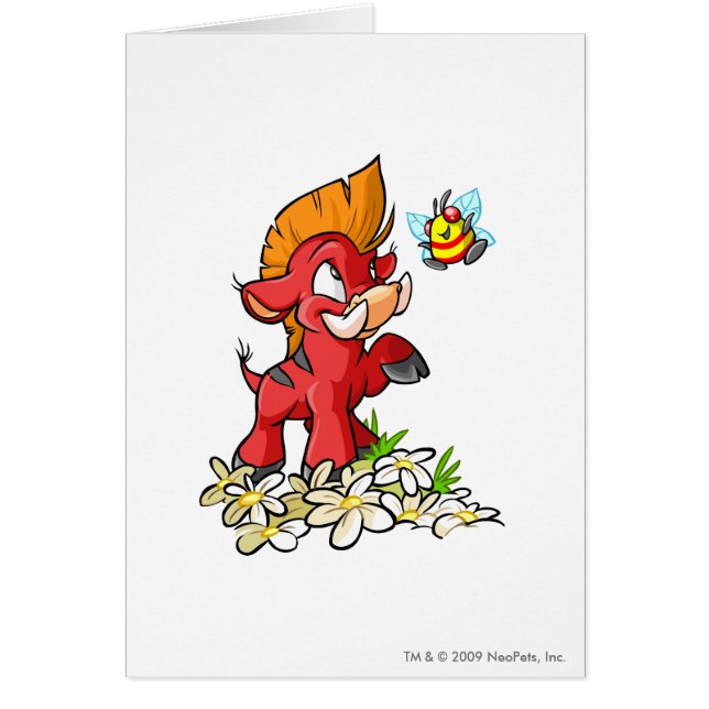 Moehog rouge et bourdonnement (Devant)