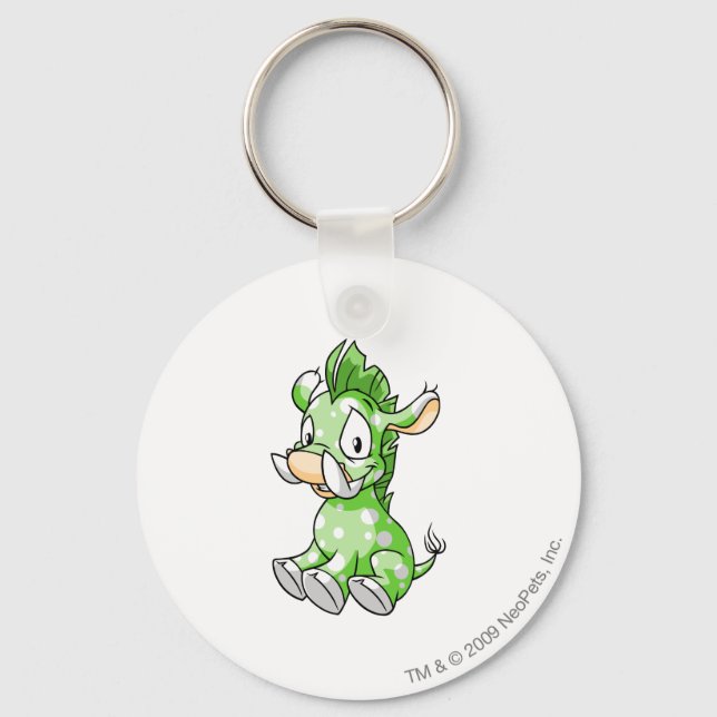 Moehog Speckled Keychain (Front)