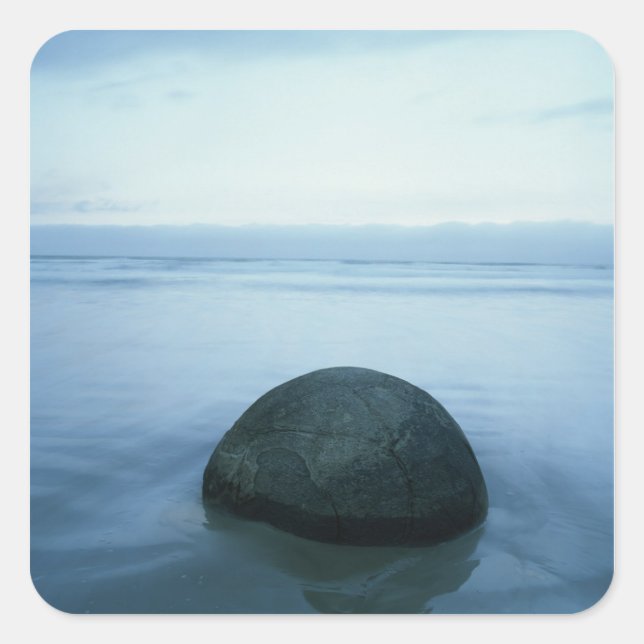 Moeraki Boulders Square Sticker (Front)