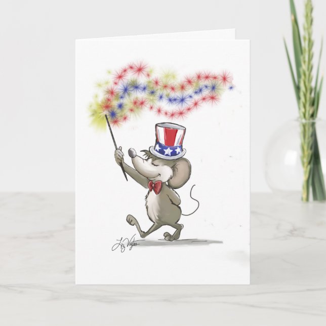 Moe's Happy 4th of July Card (Front)