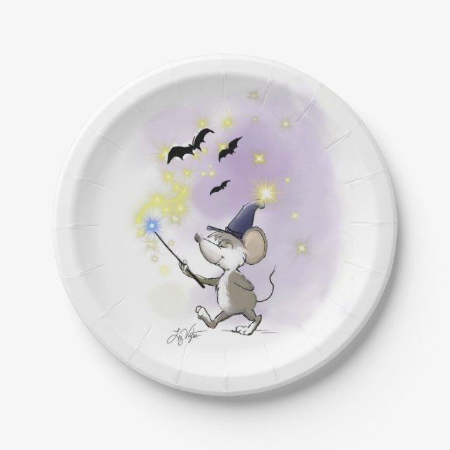 Moe's Happy Halloween Paper Plate (Front)