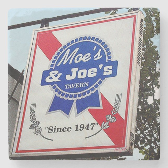 Moe's & Joe's Atlanta, Moe's & Joe's Coaster,  Stone Coaster (Front)