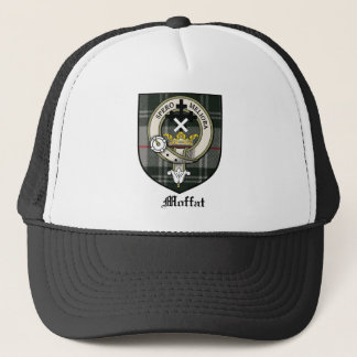 Moffat Clan Crest Badge Tartan Trucker Hat