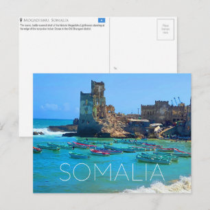 Mogadishu Lighthouse, Somalia Travel Postcard