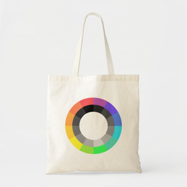 MOGAI LGBT Colorwheel Tote Bag (Front)