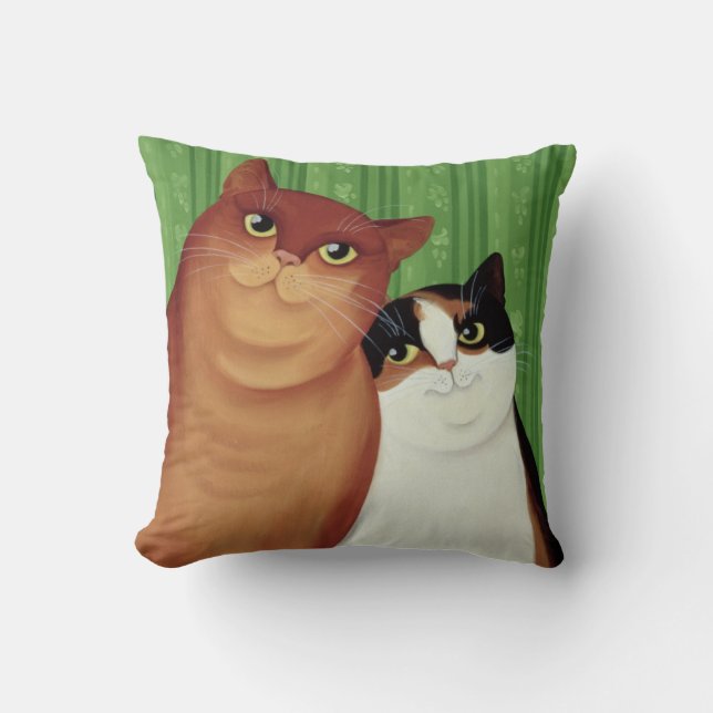 Moggies 1994 throw pillow (Front)