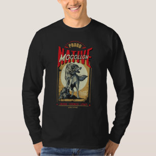 Mogollon Native American Indian Born Wolf Spirit R T-Shirt