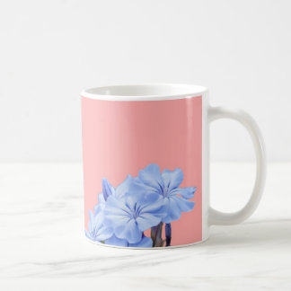 Mogra blue flower coffee mug