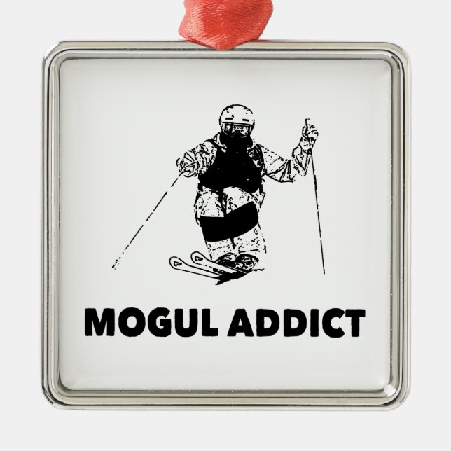 Mogul Addict Metal Ornament (Front)