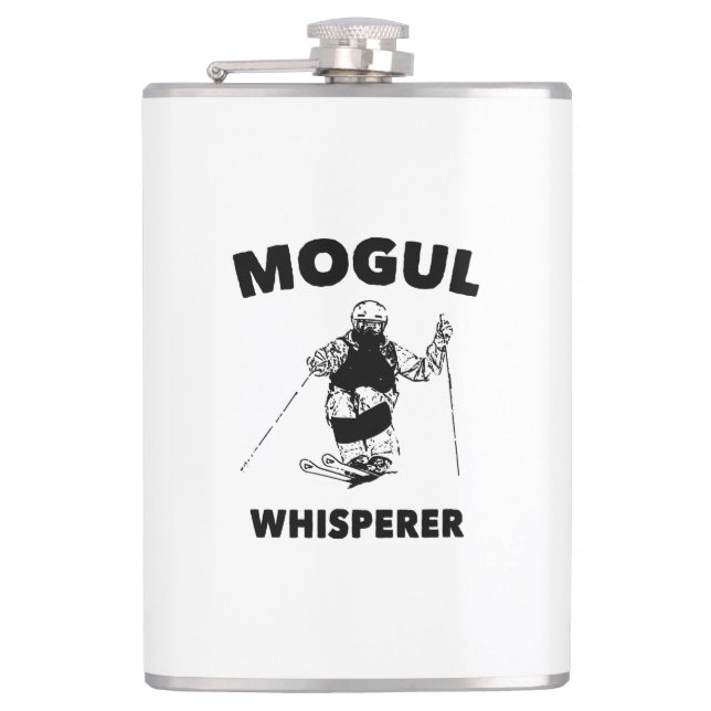 Mogul Whisperer Hip Flask (Front)