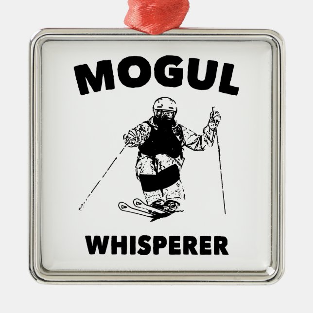 Mogul Whisperer Metal Ornament (Front)