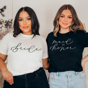 MOH Cute Script Bachelorette/Bridal Party T-Shirt