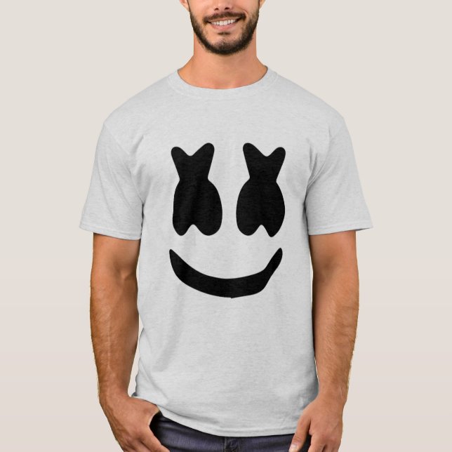 Mohamed Ismail, T-shirt de Marshmello, T-shirt de (Devant)