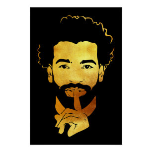 Mohamed Salah, the Egyptian King's Soccer Poster