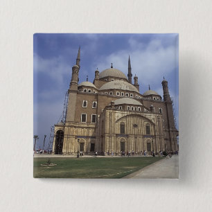 Mohammed Ali Mosque at the Citadel of Cairo, 2 2 Inch Square Button