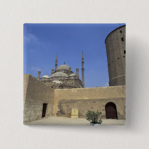 Mohammed Ali Mosque at the Citadel of Cairo, 2 Inch Square Button