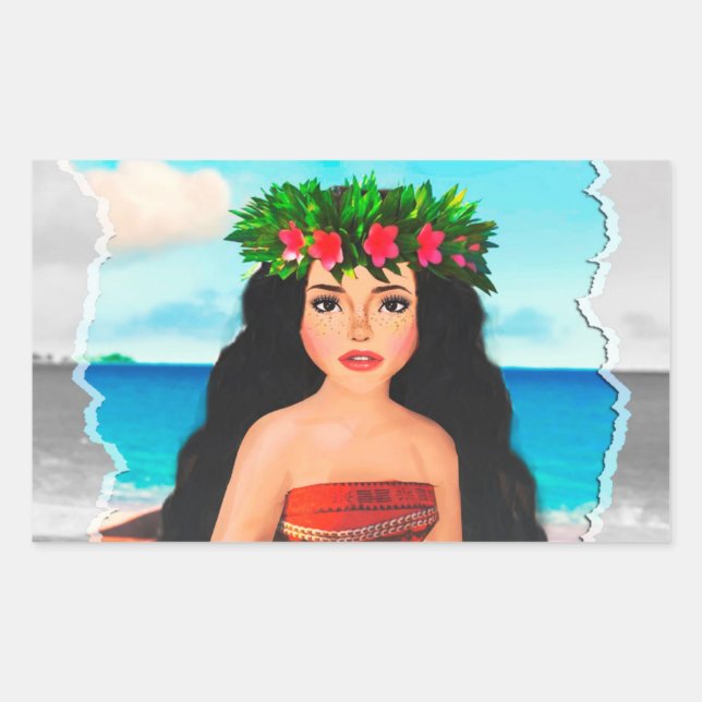 Mohana Doll Sticker (Front)