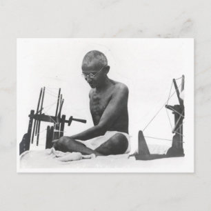 Mohandas Karamchand  Gandhi Postcard