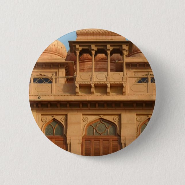 Mohatta Palace Museum: Iconic Design 2 Inch Round Button (Front)