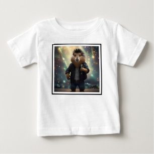 Mohawk Capybara Rockstar, Baby T-Shirt