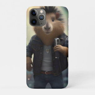 Mohawk Capybara Rockstar,  iPhone 11 Pro Case
