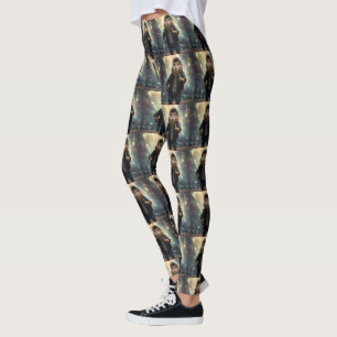 Mohawk Capybara Rockstar,  Leggings