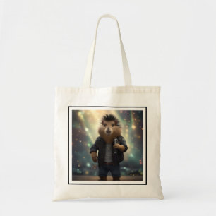 Mohawk Capybara Rockstar,  Tote Bag