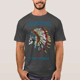 Mohawk Native American Indian Retro Vintage T-Shirt