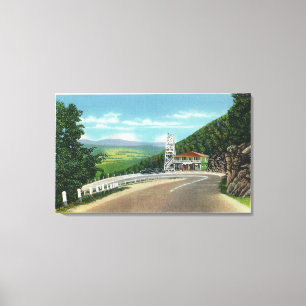 Mohawk Trail Hairpin Turn & Observation Tower Canvas Print