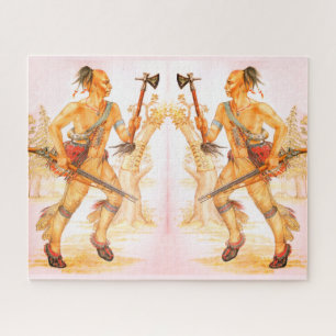 Mohawk warriors jigsaw puzzle