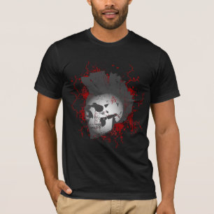 Mohawkin' Anarchy Skull T-Shirt