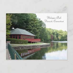 Mohegan Park, Norwich, CT - Postcard