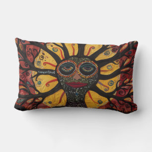 Mohegan Tree of Life and Sun Throw Pillow III
