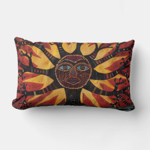 Mohegan Tree of Life and Sun Throw Pillow V