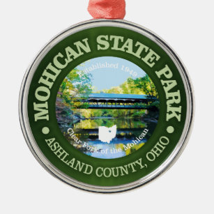 Mohican State Park Metal Ornament
