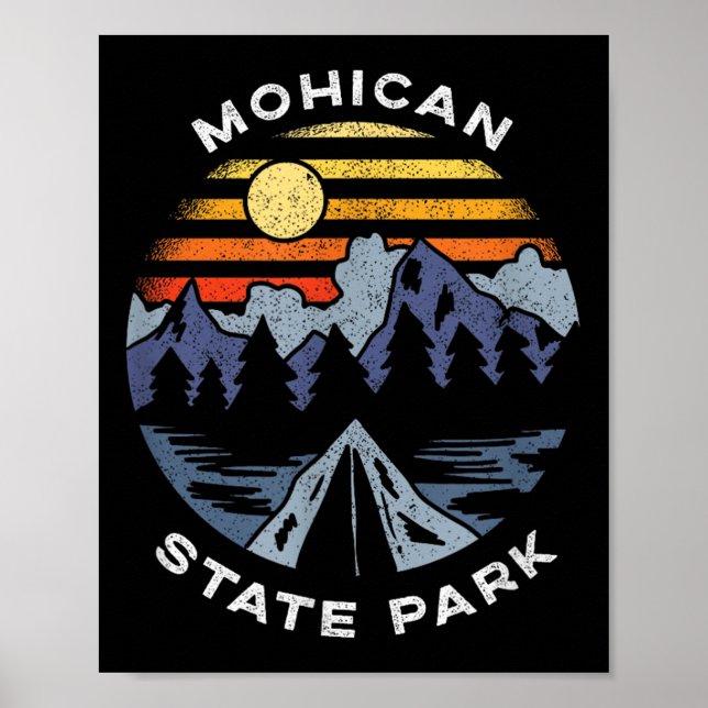 Mohican State Park Ohio Forest Camping Vacation  Poster (Front)