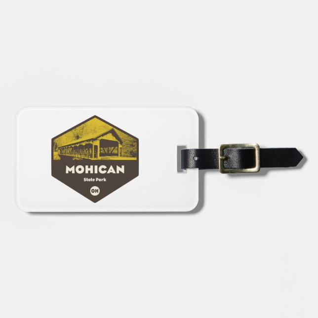 Mohican State Park Ohio Luggage Tag (Front Horizontal)