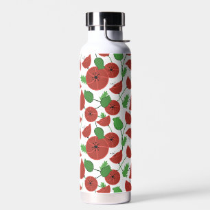 Mohnblumen Water Bottle