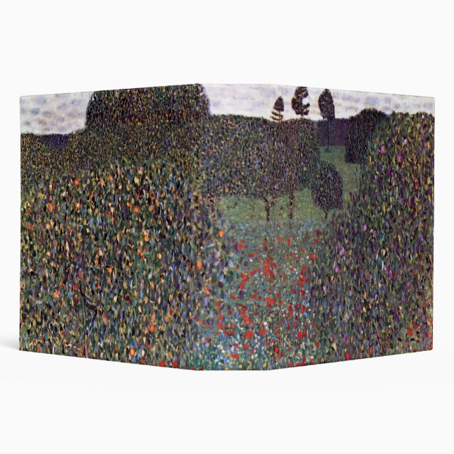 Mohnfeld, Gustav Klimt Binder (Background)