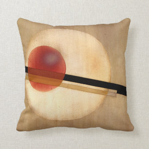 Moholy-Nagy abstract artwork - AL 3 Throw Pillow