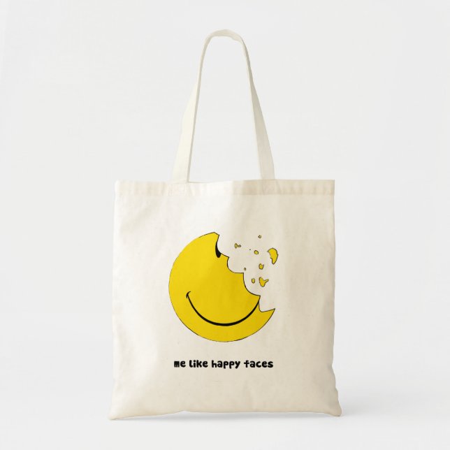moi comme sac à visages heureux (Devant)