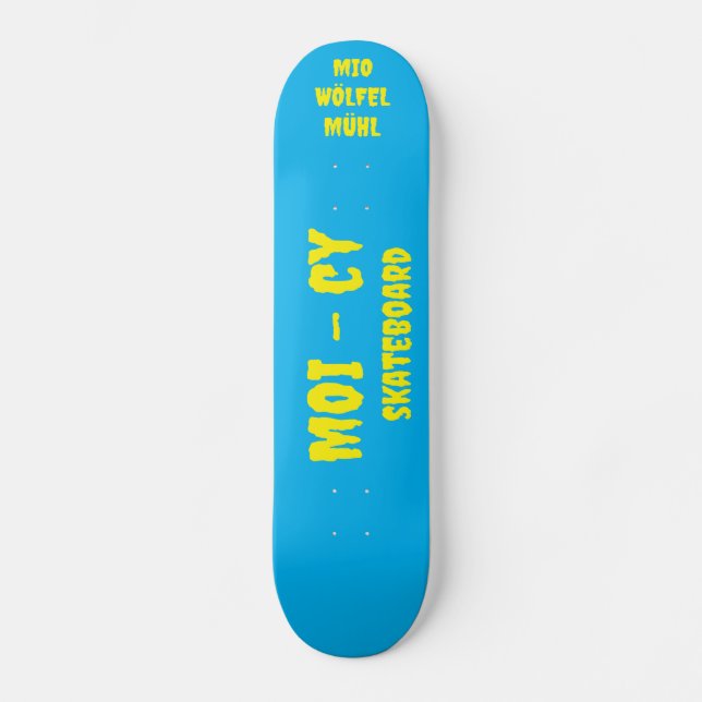 MOI - cy Skateboard bleu (Recto)