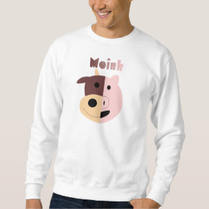 Moink : Vache à bande dessinée et sweatshirt des