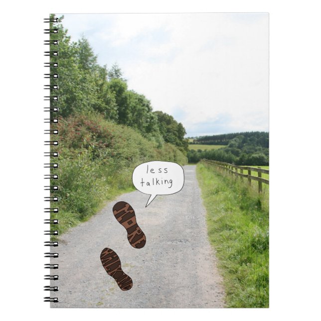 Moins de parler plus marcher carnet Blarney Road (Devant)