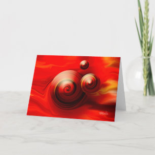 Moiré Spin Greeting Card