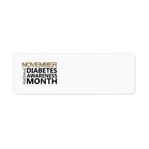Mois de conscience de diabète de novembre de